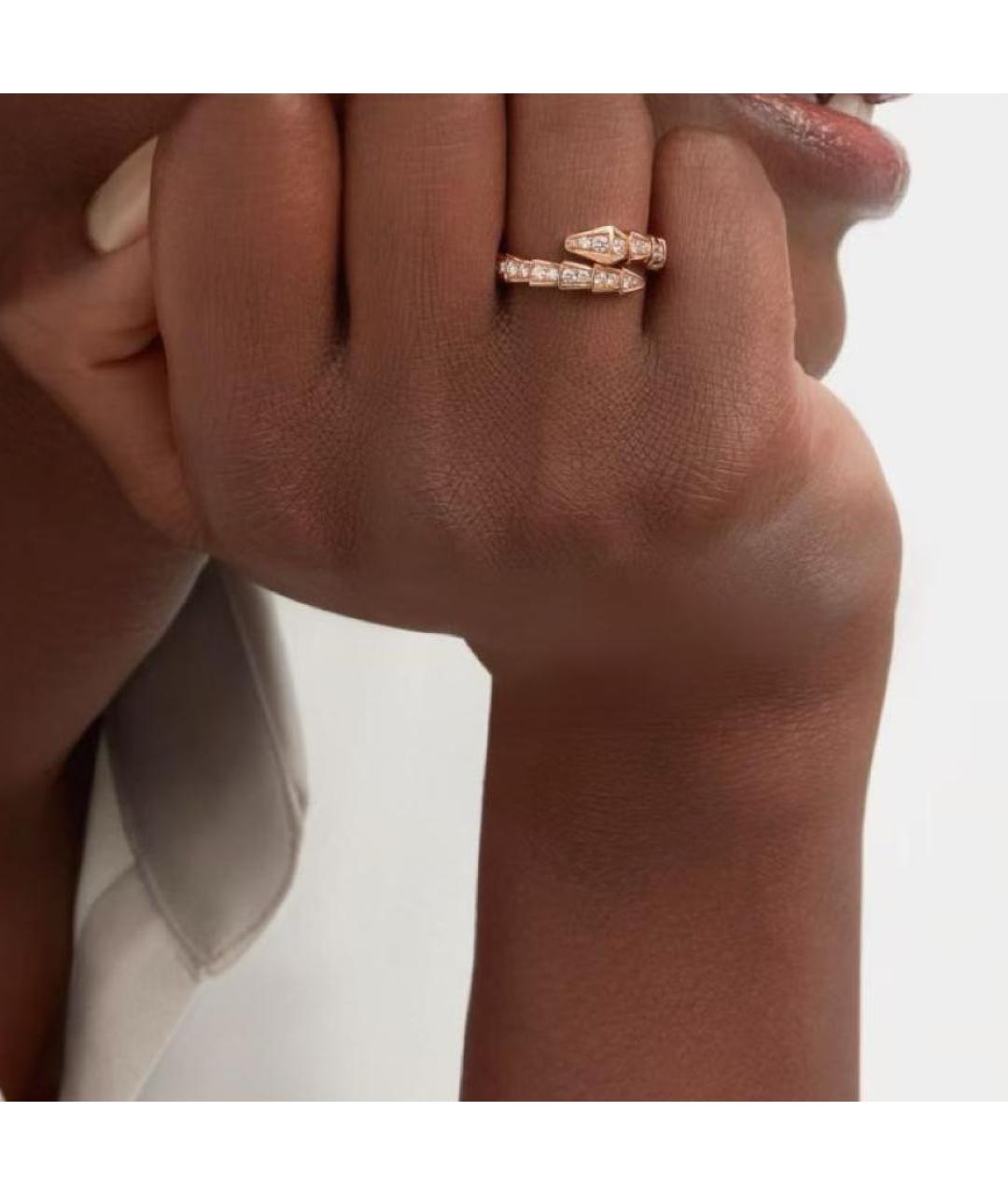 BVLGARI Розовое кольцо из розового золота, фото 2