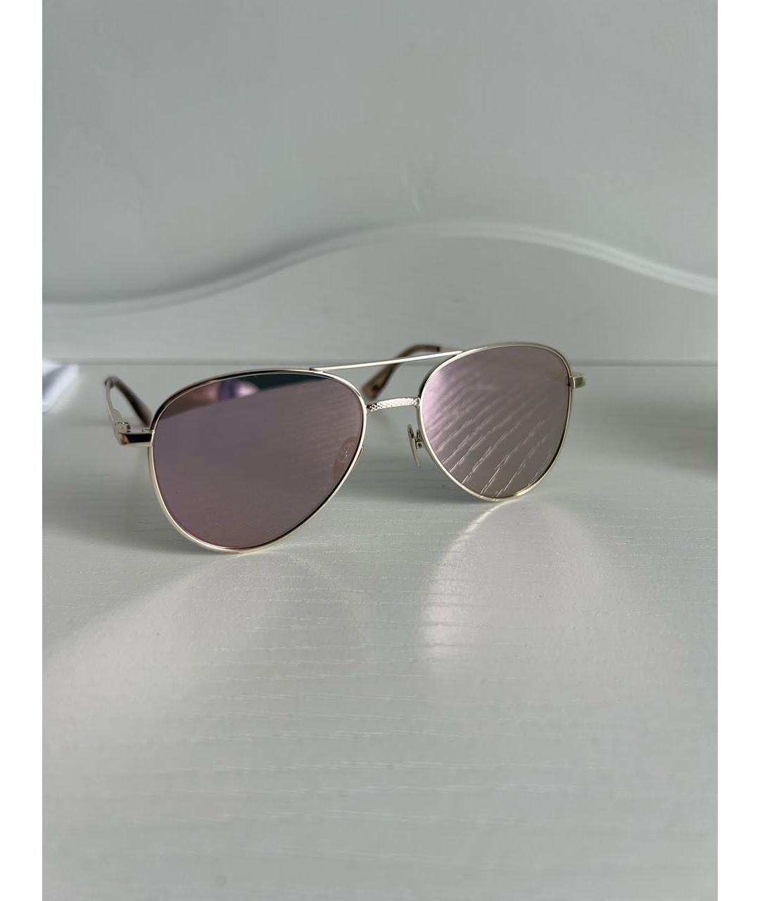 LE SPECS Розовые металлические солнцезащитные очки, фото 7