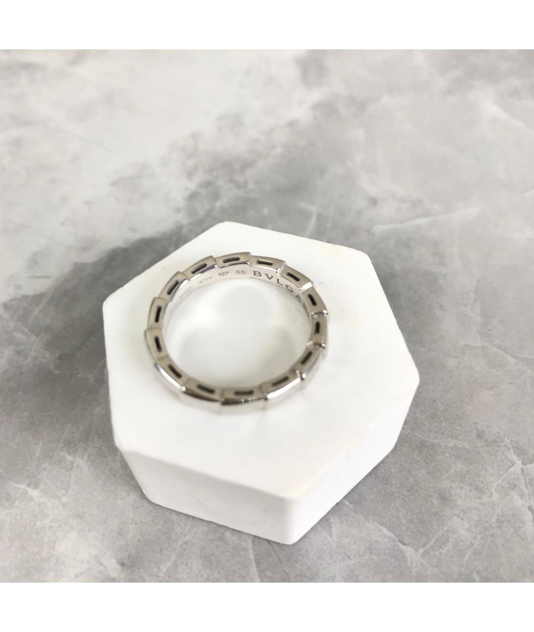BVLGARI Белое кольцо из белого золота, фото 2