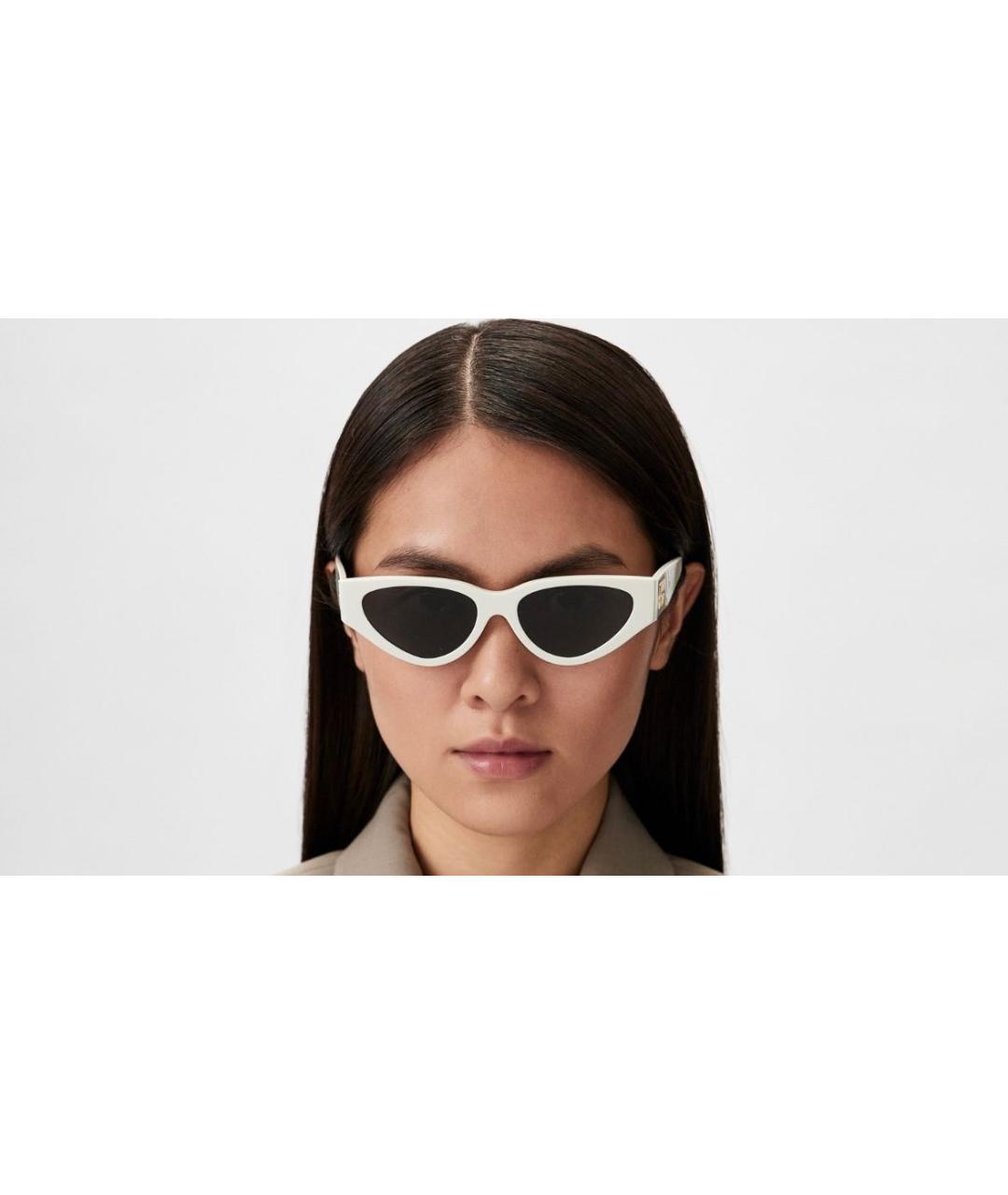 MIU MIU Белые солнцезащитные очки, фото 5