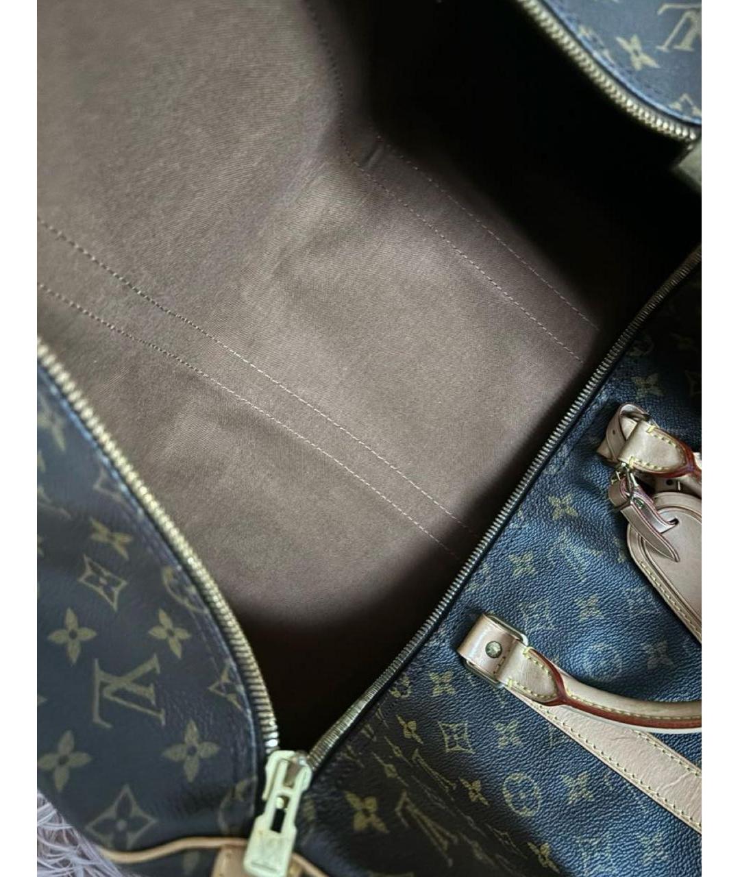 LOUIS VUITTON Коричневая дорожная/спортивная сумка, фото 4