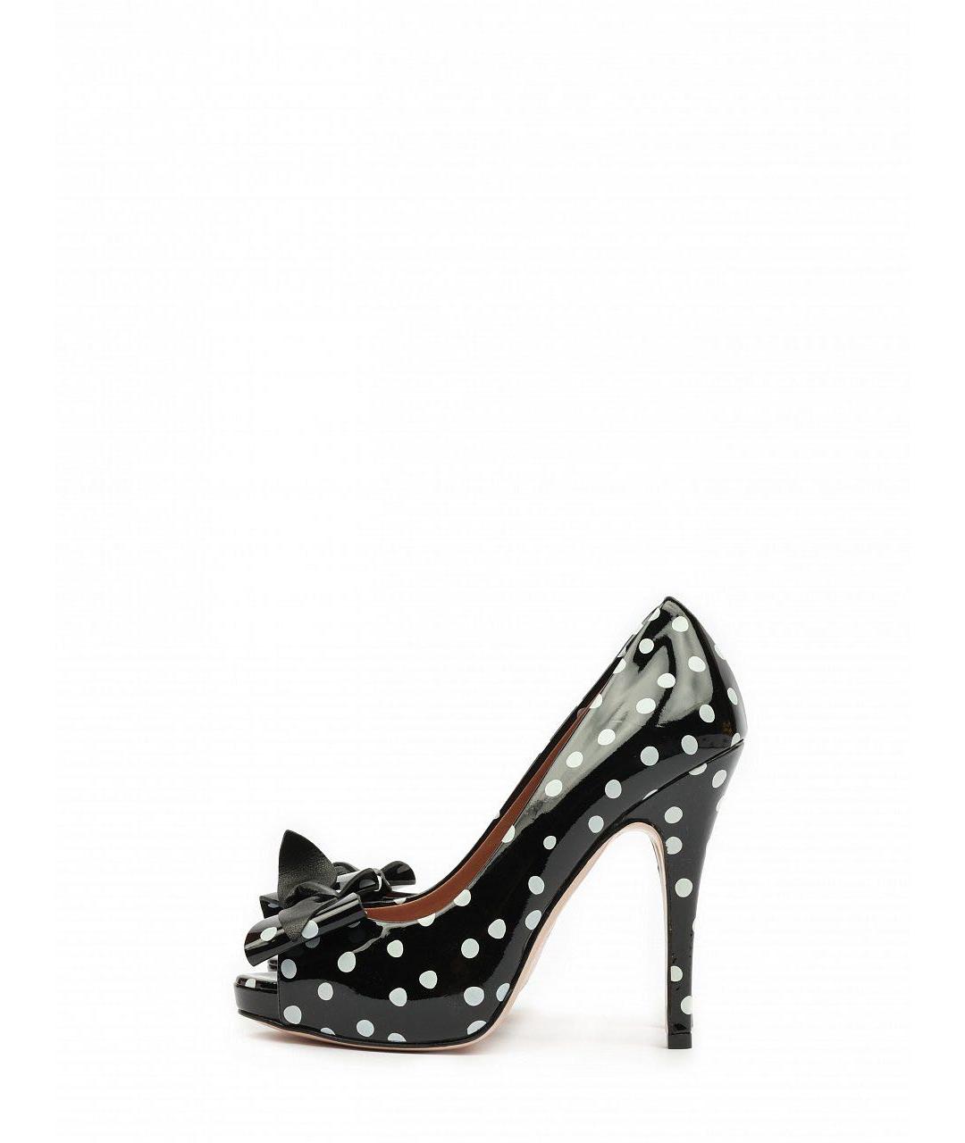 RED VALENTINO Черные туфли из лакированной кожи, фото 5