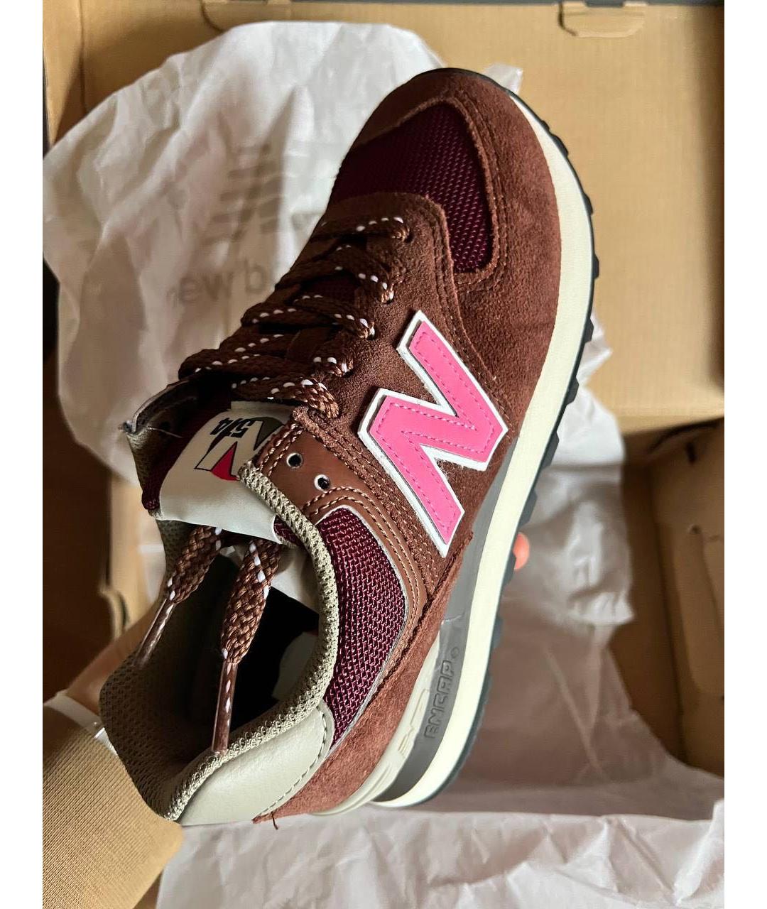 NEW BALANCE Коричневые кеды, фото 2