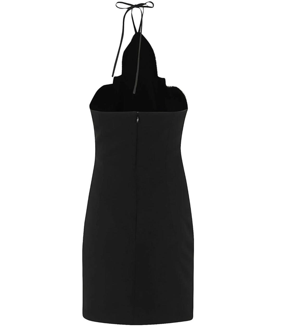 AMEN Черное полиэстеровое коктейльное платье, фото 2
