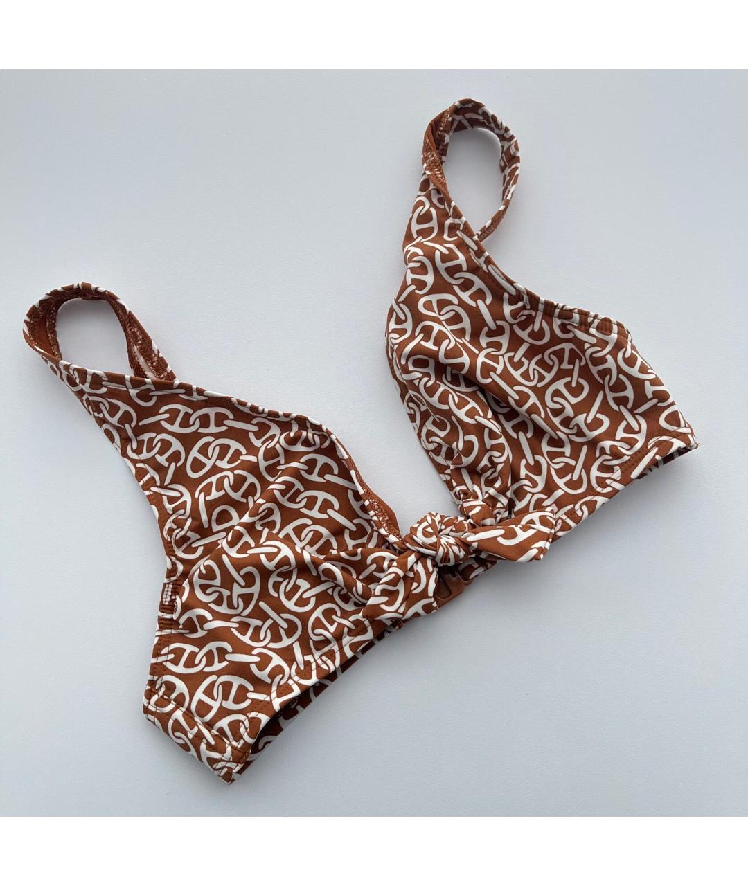 HERMES Оранжевый полиамидовый купальник, фото 5