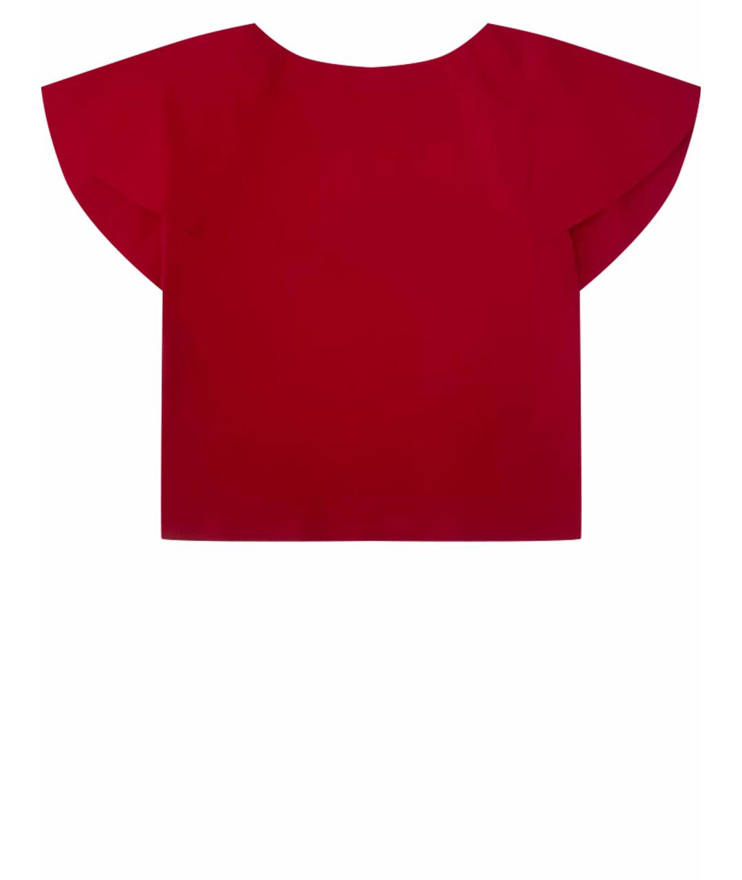 VALENTINO Красная вискозная блузы, фото 1