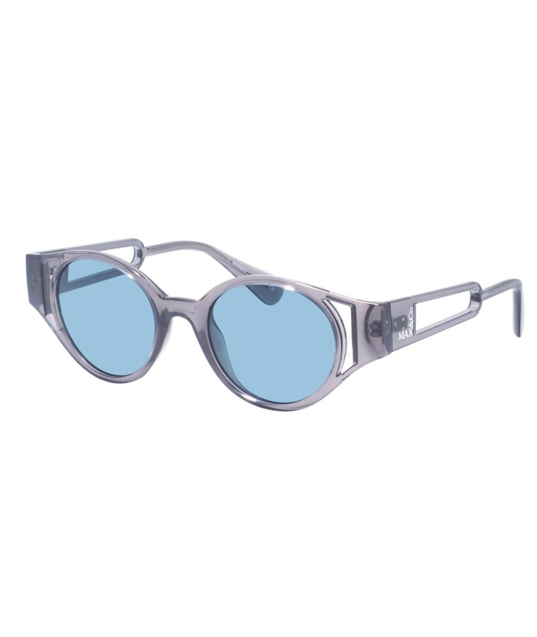 MAX&CO Голубые пластиковые солнцезащитные очки, фото 1
