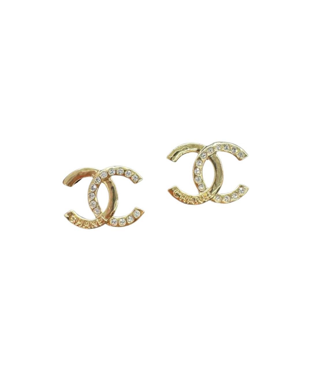 CHANEL PRE-OWNED Золотые серьги, фото 1