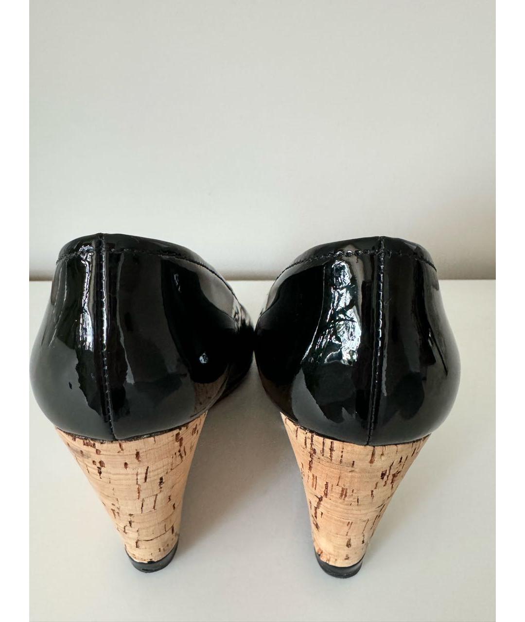 PRADA Черные туфли из лакированной кожи, фото 4