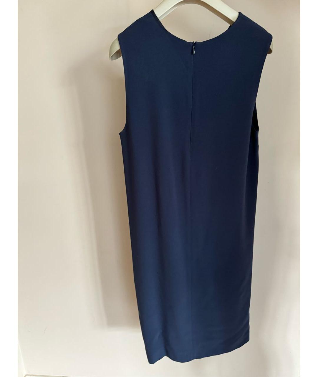 JOSEPH Темно-синее вискозное повседневное платье, фото 2