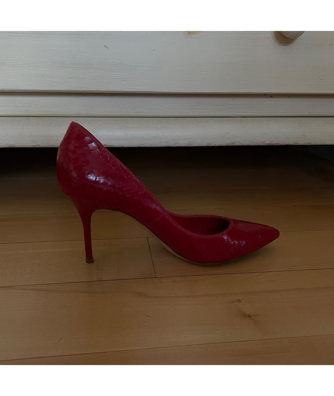 CASADEI Красные кожаные туфли, фото 7