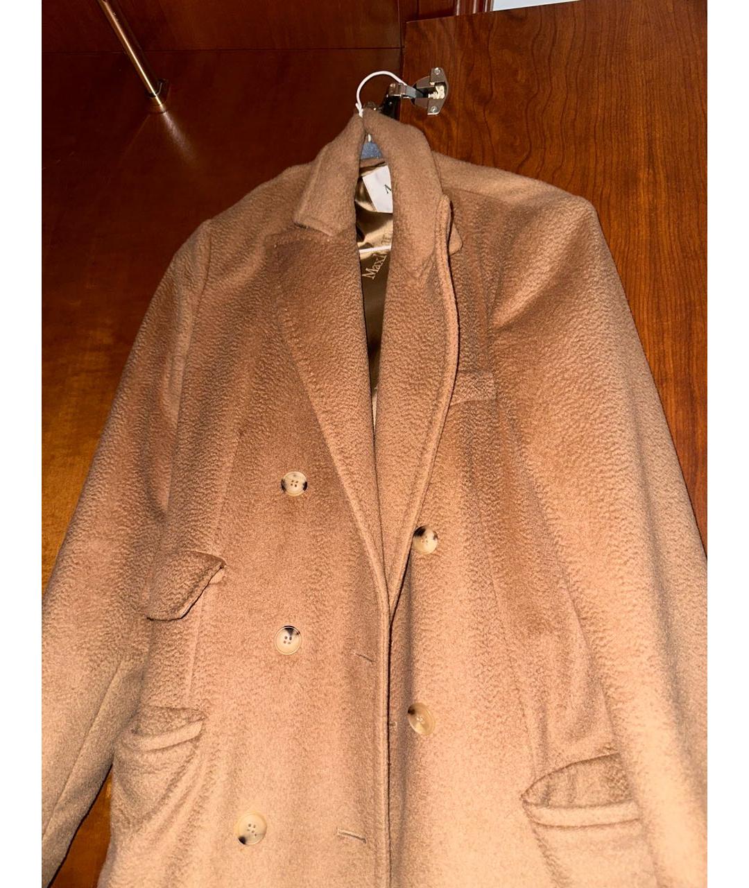 MAX MARA Горчичное шерстяное пальто, фото 2