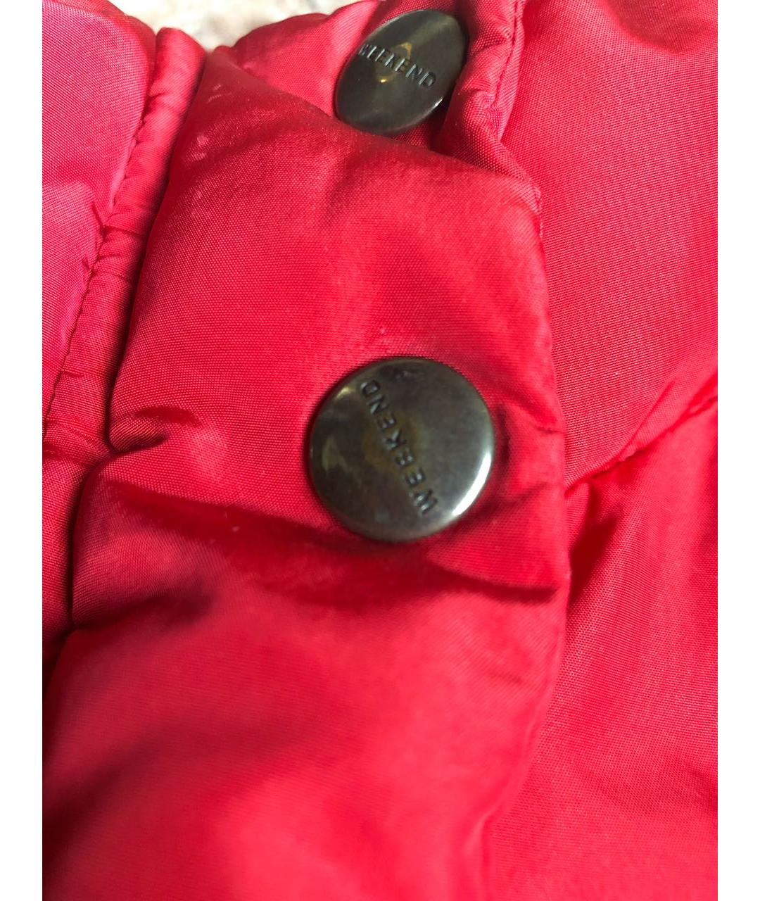 WEEKEND MAX MARA Красная полиамидовая куртка, фото 4