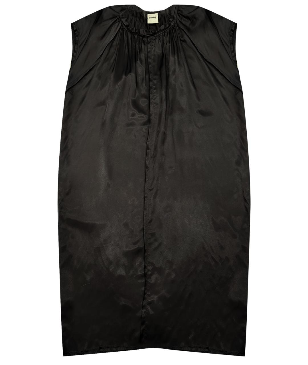 NUDE Черное вискозное повседневное платье, фото 1