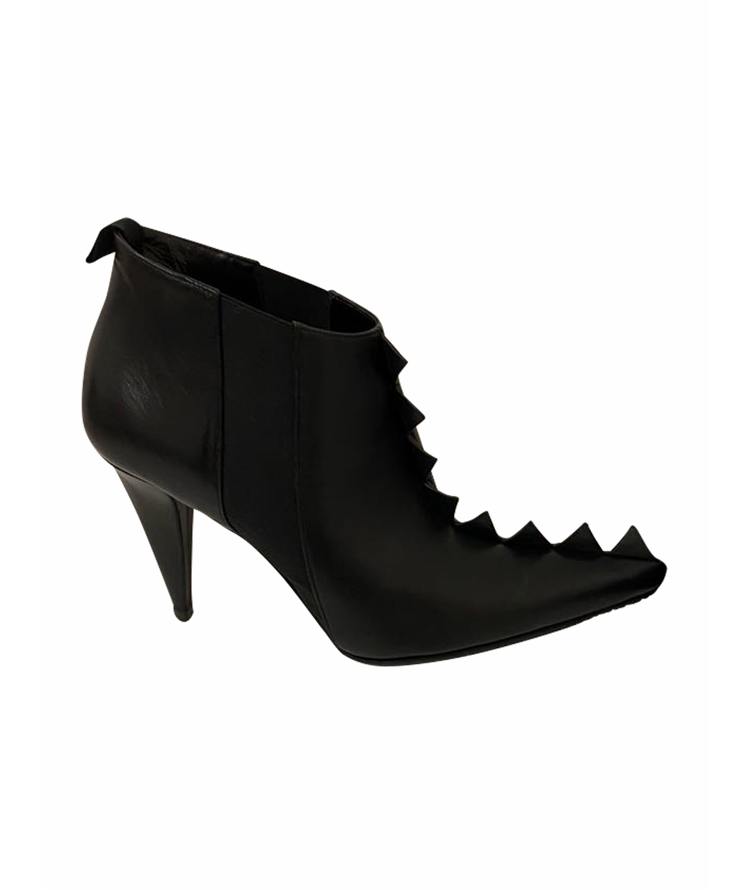 LOEWE Черные кожаные ботильоны, фото 1