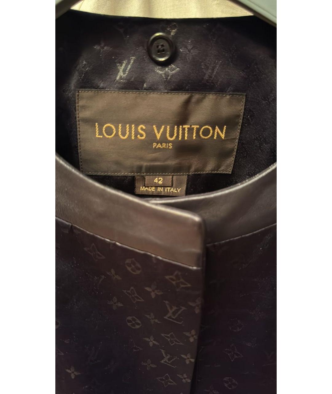 LOUIS VUITTON PRE-OWNED Черное шелковое пальто, фото 3