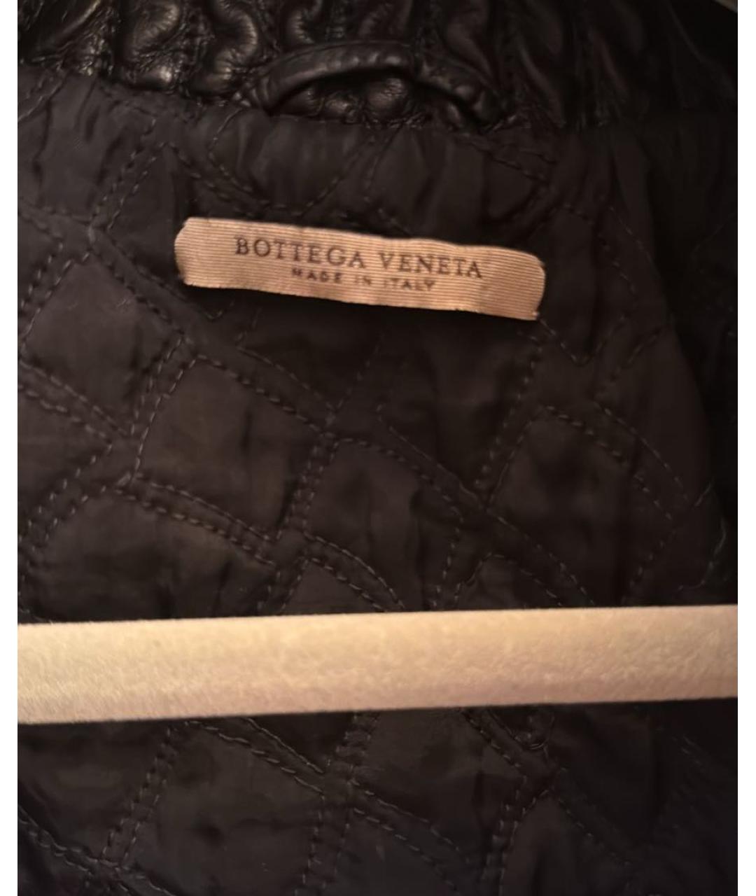 BOTTEGA VENETA Черная кожаная куртка, фото 3