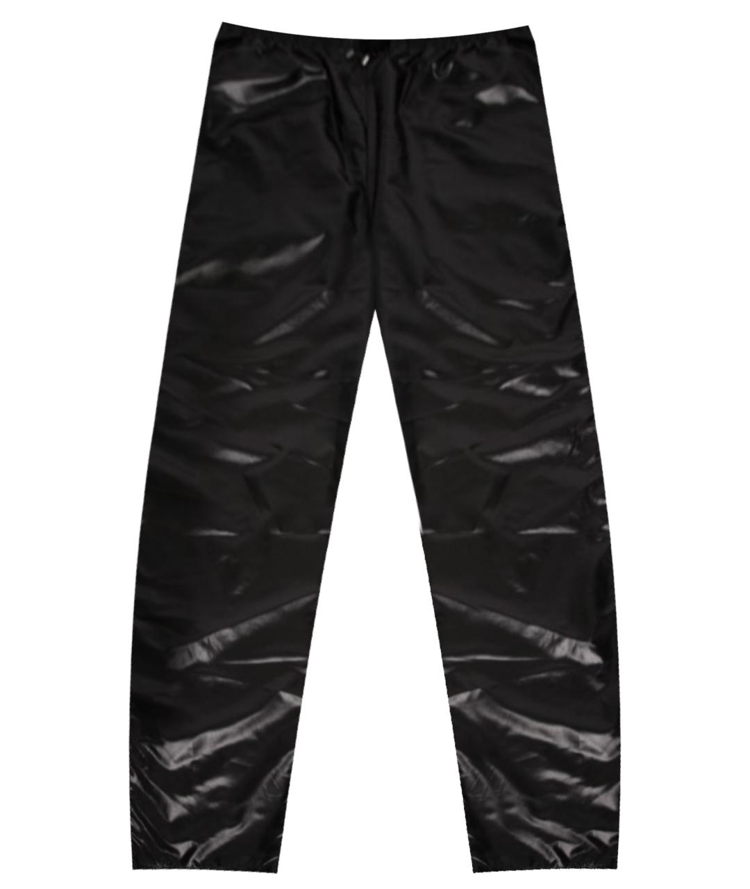 HERMES PRE-OWNED Черные полиэстеровые повседневные брюки, фото 1