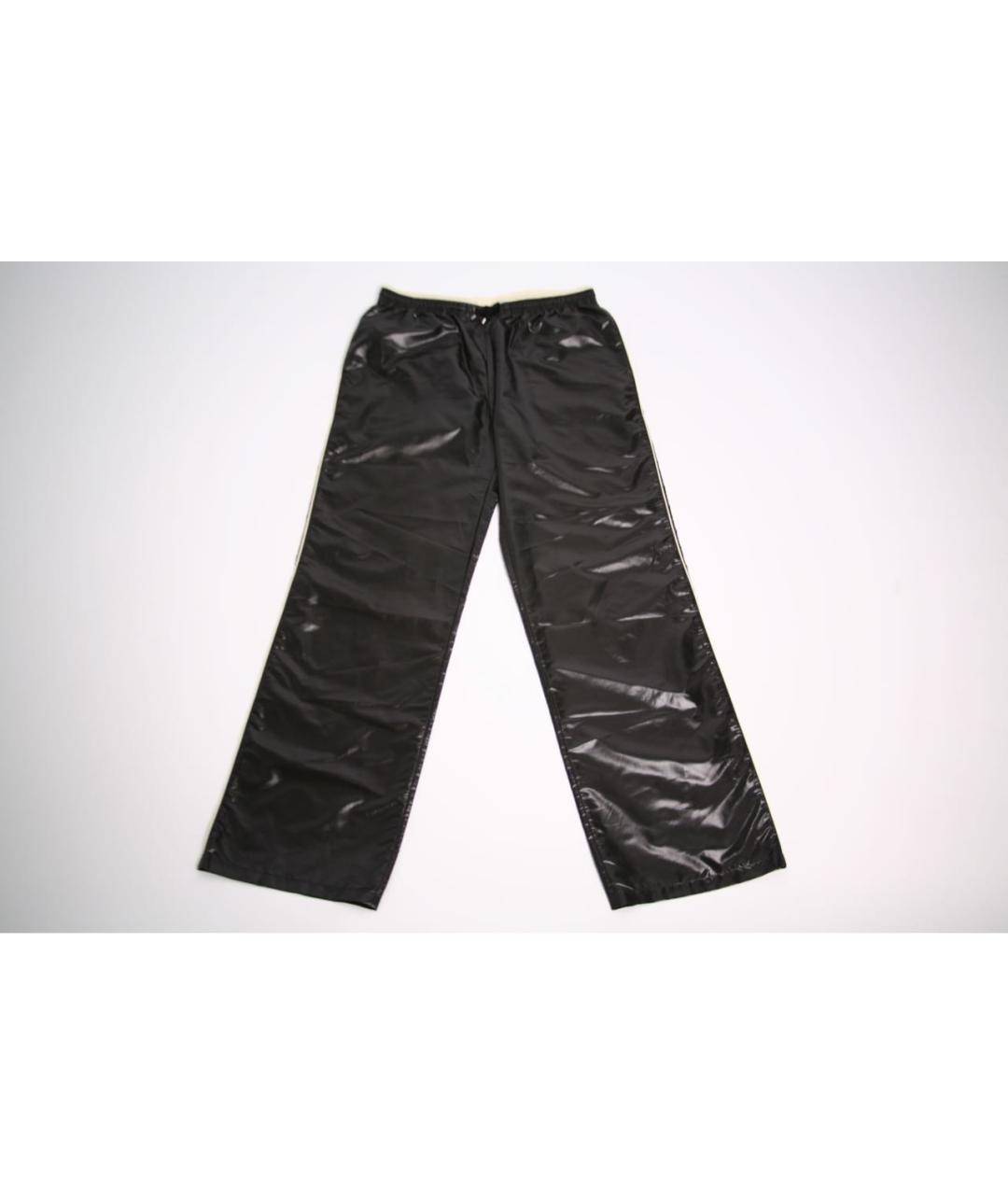 HERMES PRE-OWNED Черные полиэстеровые повседневные брюки, фото 4