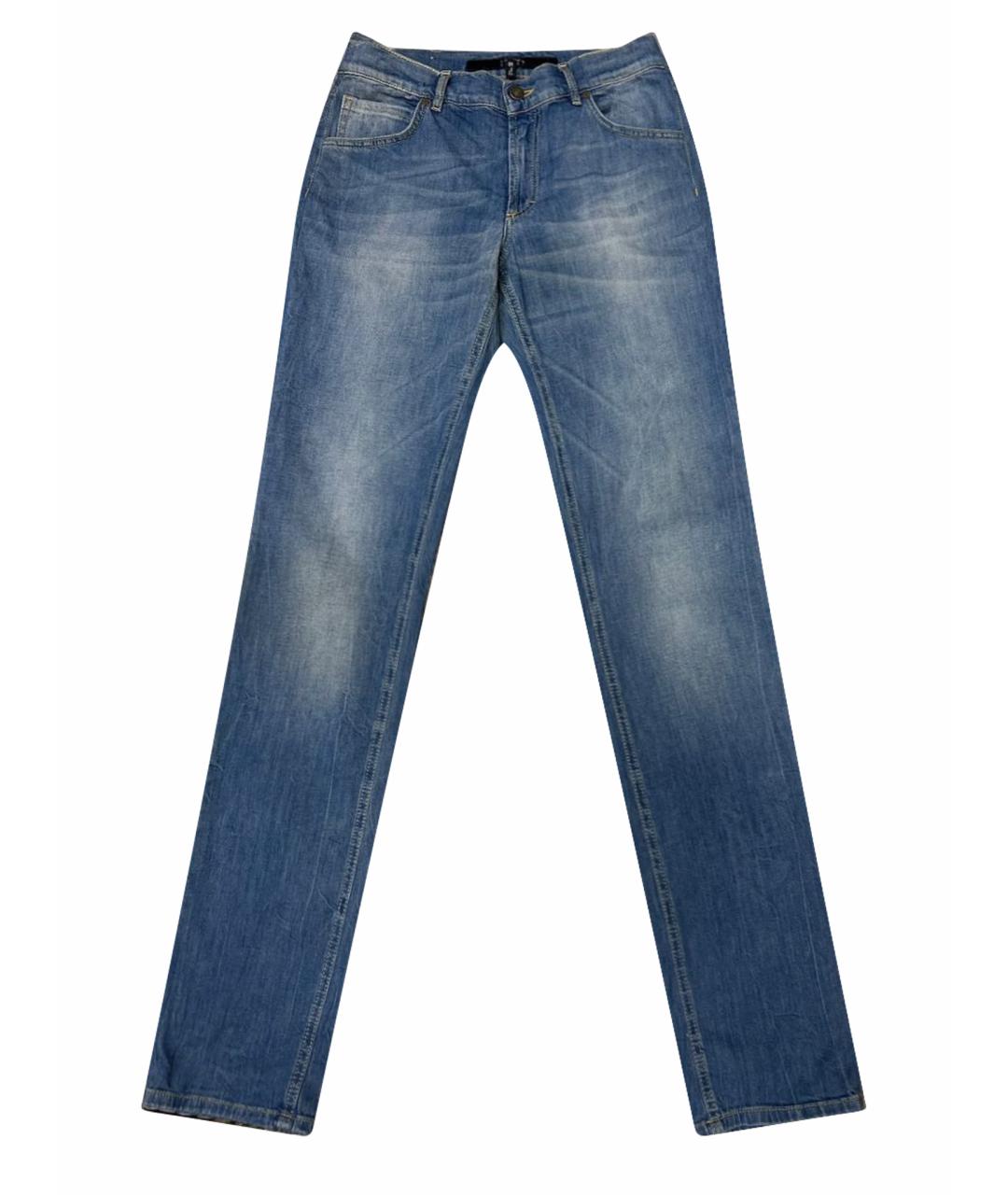ESCADA Голубые хлопковые джинсы слим, фото 1