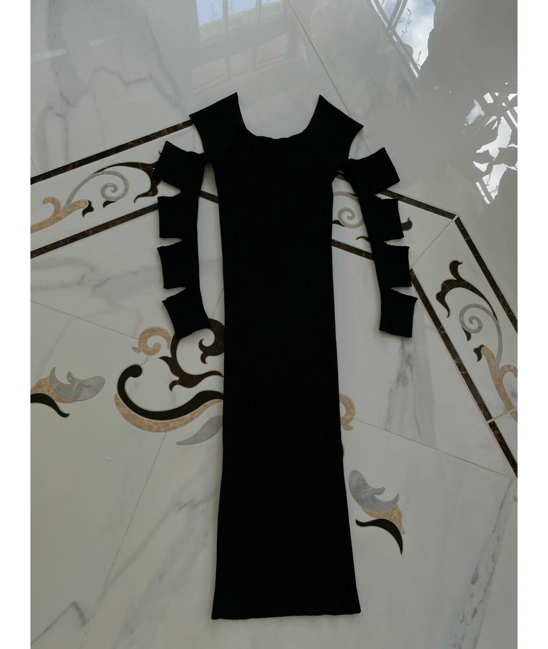 PINKO Черное вискозное платье, фото 4