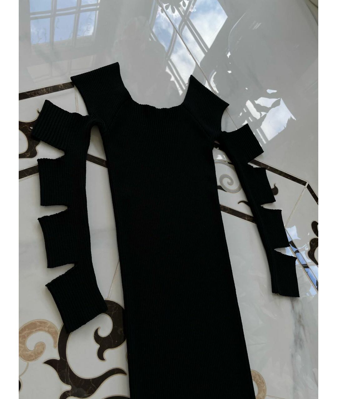 PINKO Черное вискозное платье, фото 2