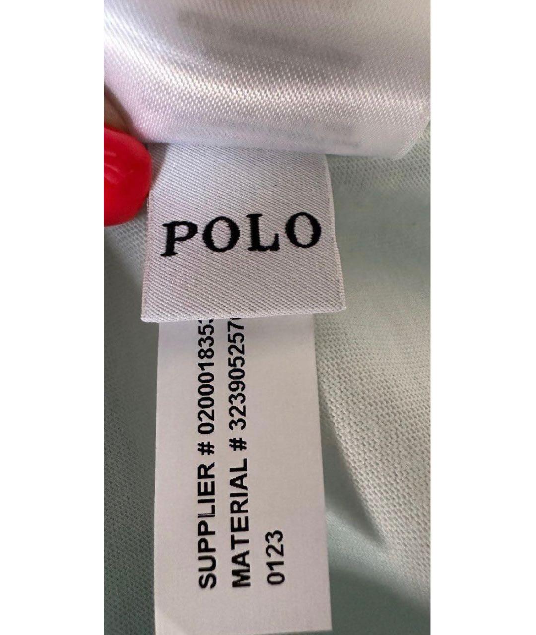 POLO RALPH LAUREN Голубая хлопковая детская футболка, фото 8