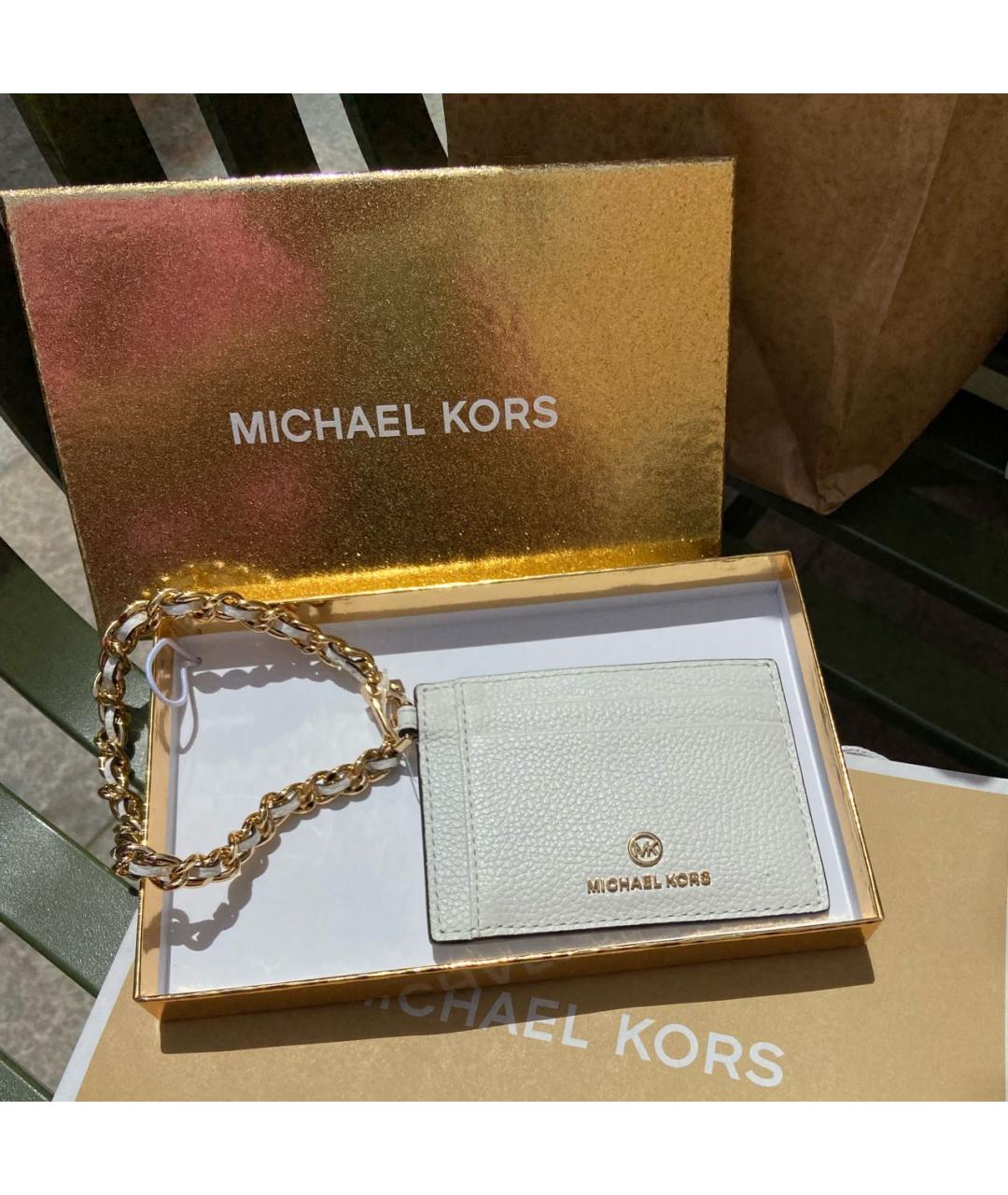 MICHAEL KORS Белый кардхолдер, фото 5