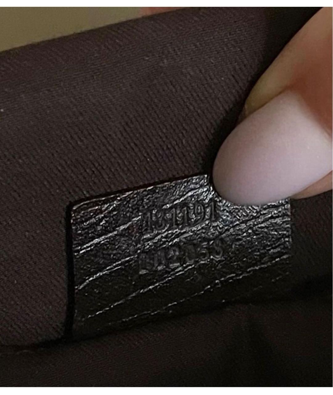 GUCCI Коричневая косметичка, фото 5