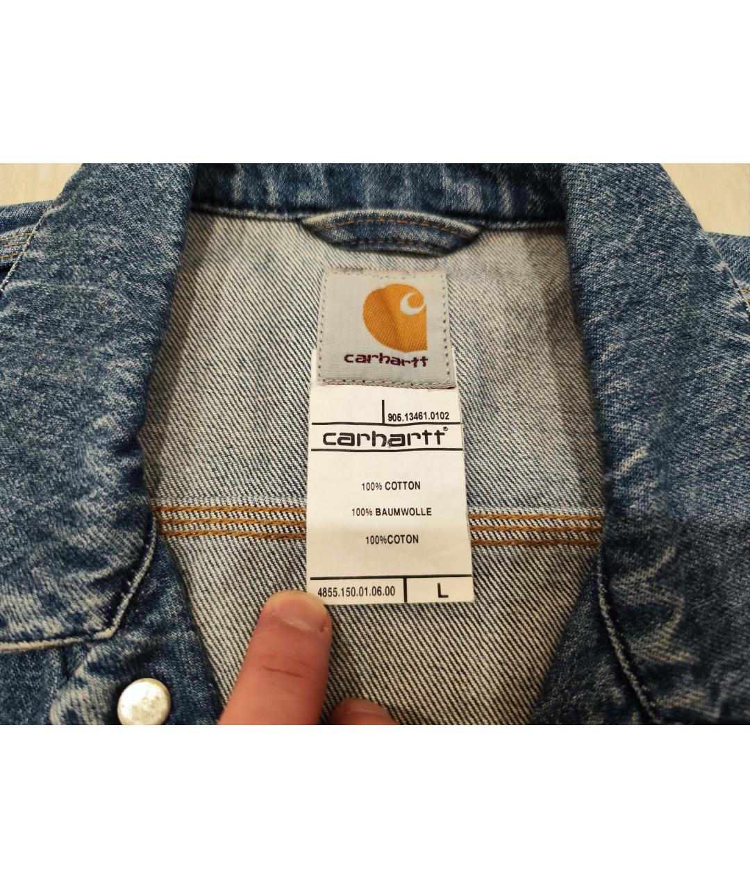 CARHARTT Синяя хлопковая куртка, фото 3