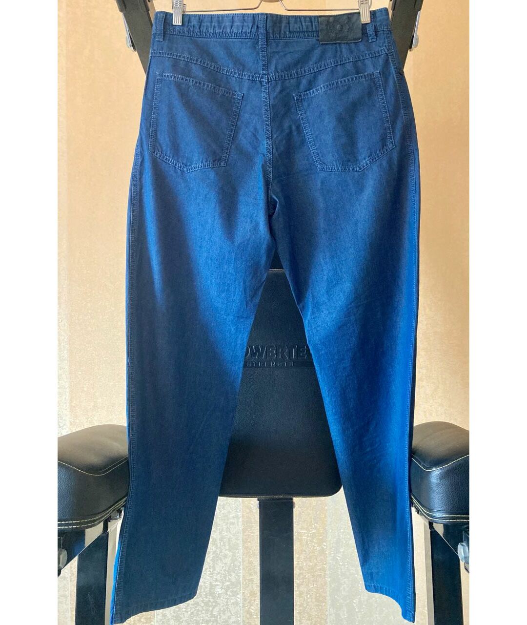 BRIONI Синие хлопковые прямые джинсы, фото 2