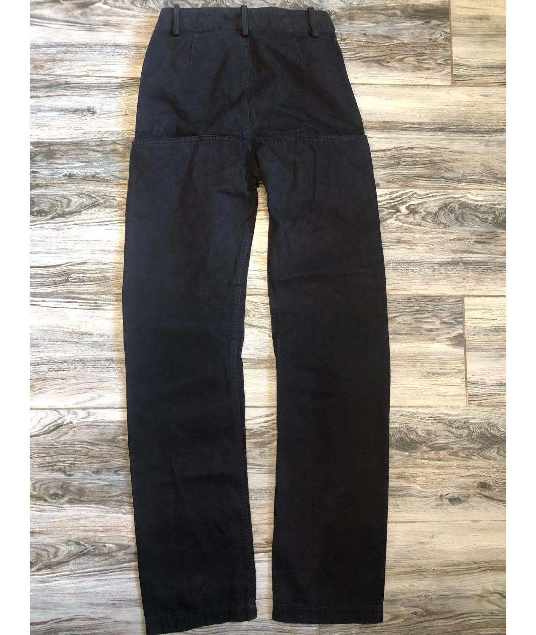 YEEZY Черные хлопковые брюки узкие, фото 3