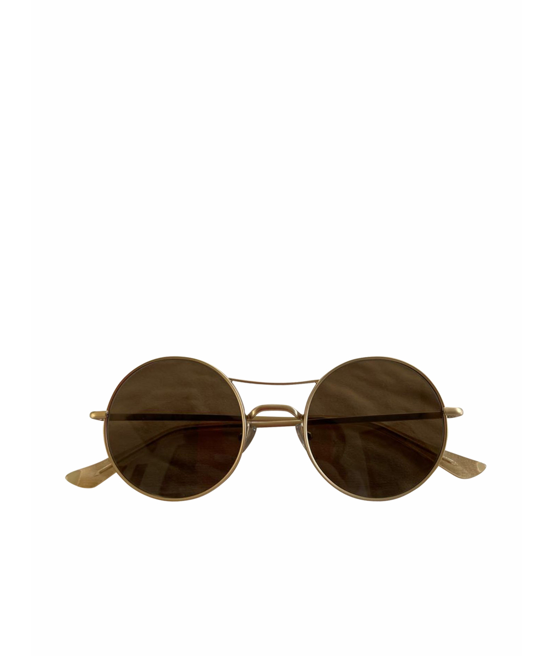 MARNI Золотые солнцезащитные очки, фото 1