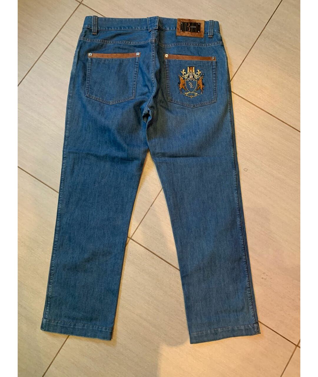 BILLIONAIRE Голубые прямые джинсы, фото 2