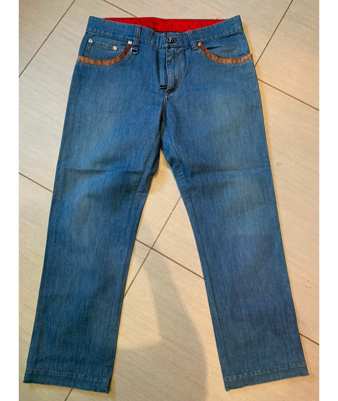 BILLIONAIRE Голубые прямые джинсы, фото 8