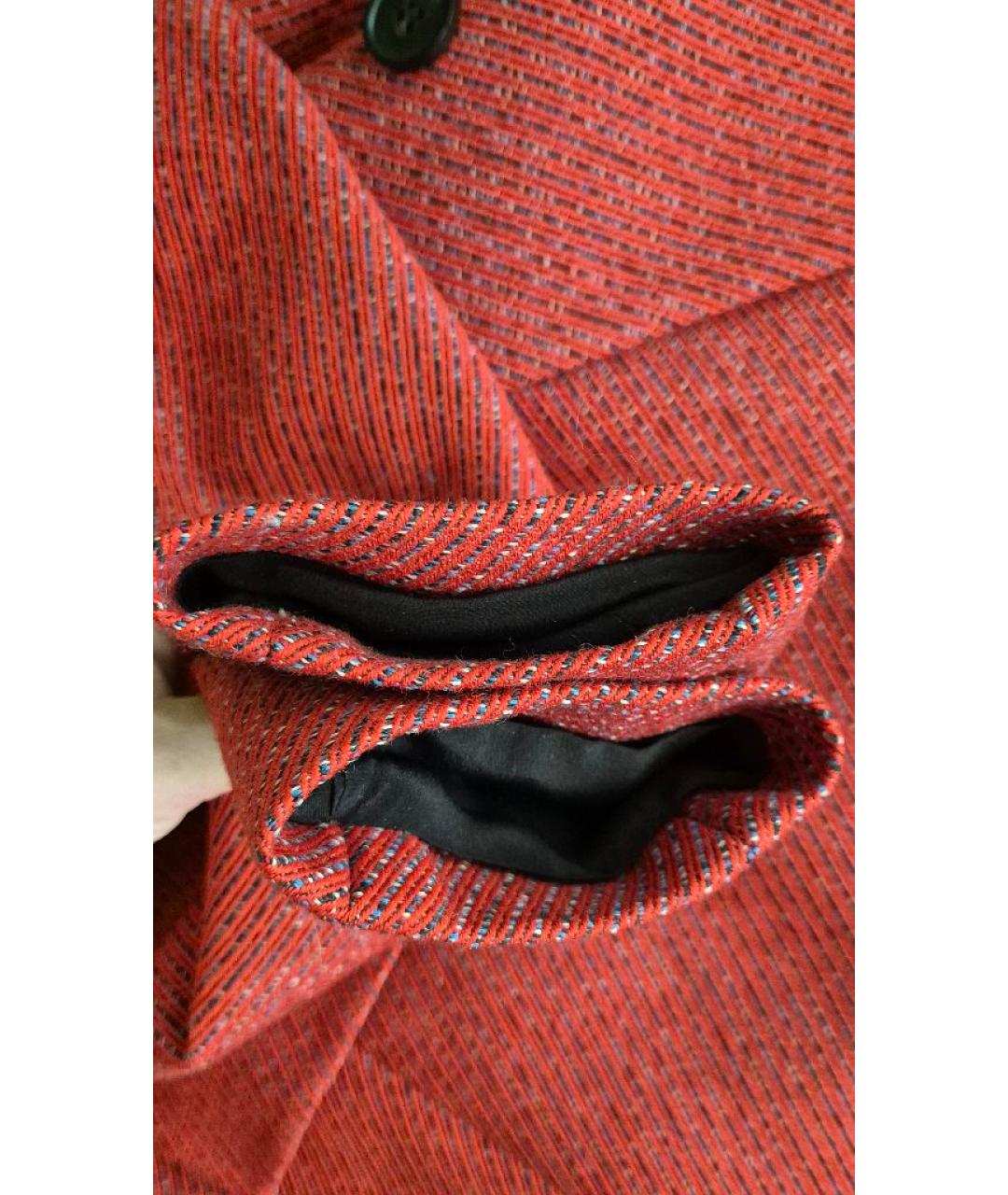 CHRISTIAN DIOR Красный шерстяной жакет/пиджак, фото 6