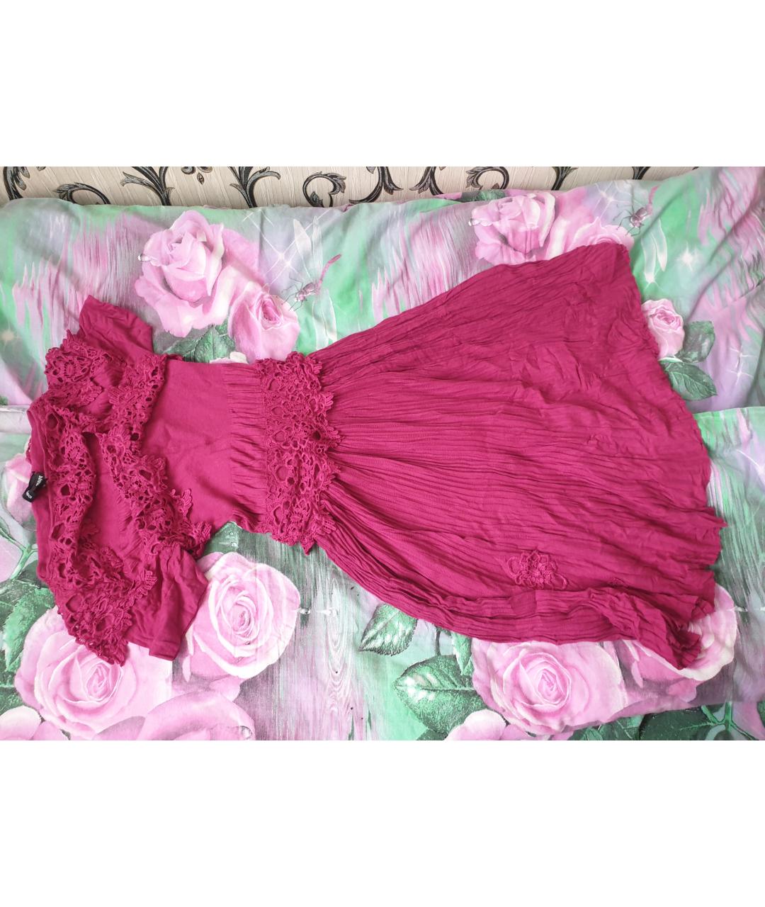 EMPORIO ARMANI Розовое повседневное платье, фото 2