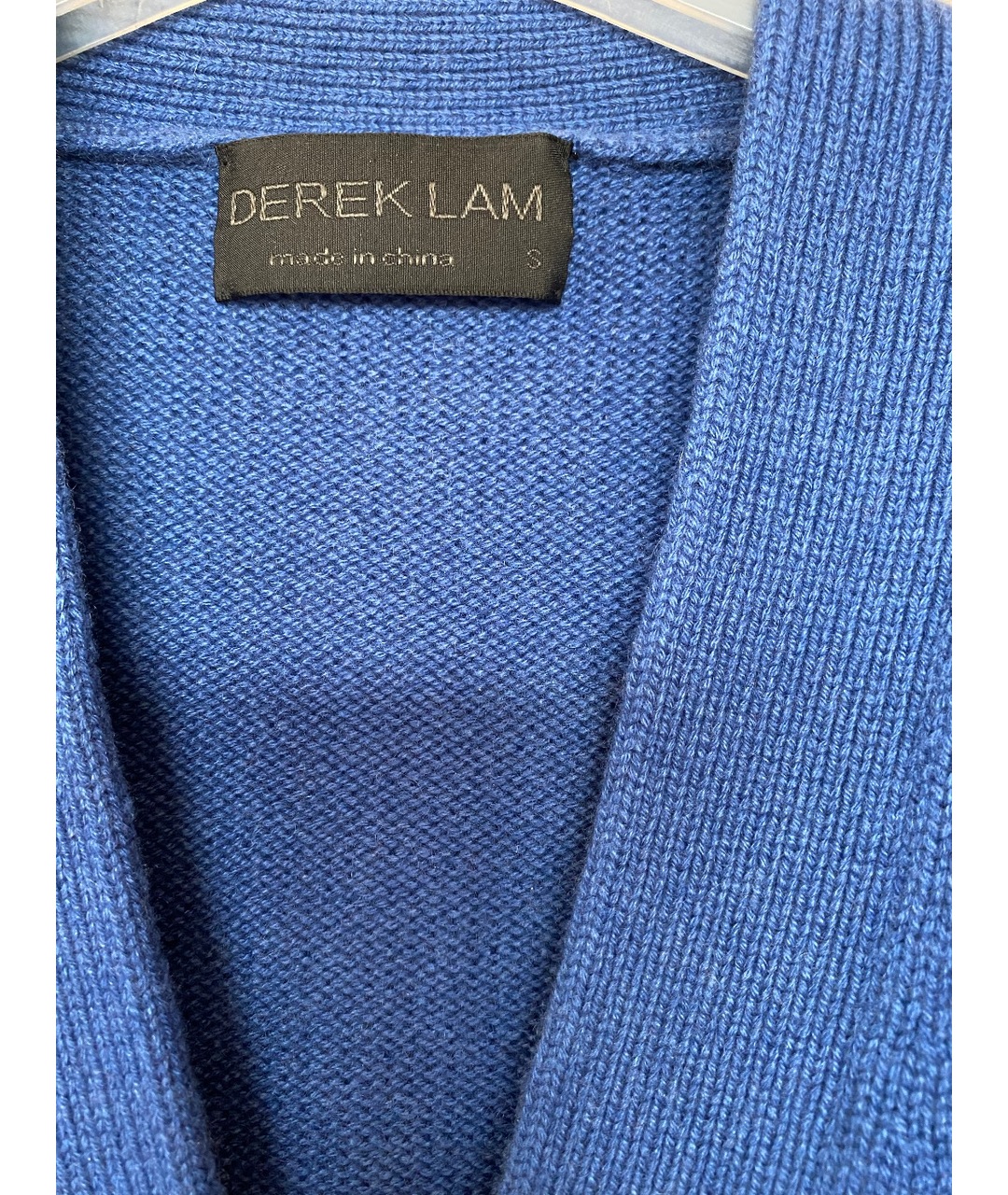 DEREK LAM Синий кашемировый джемпер / свитер, фото 3