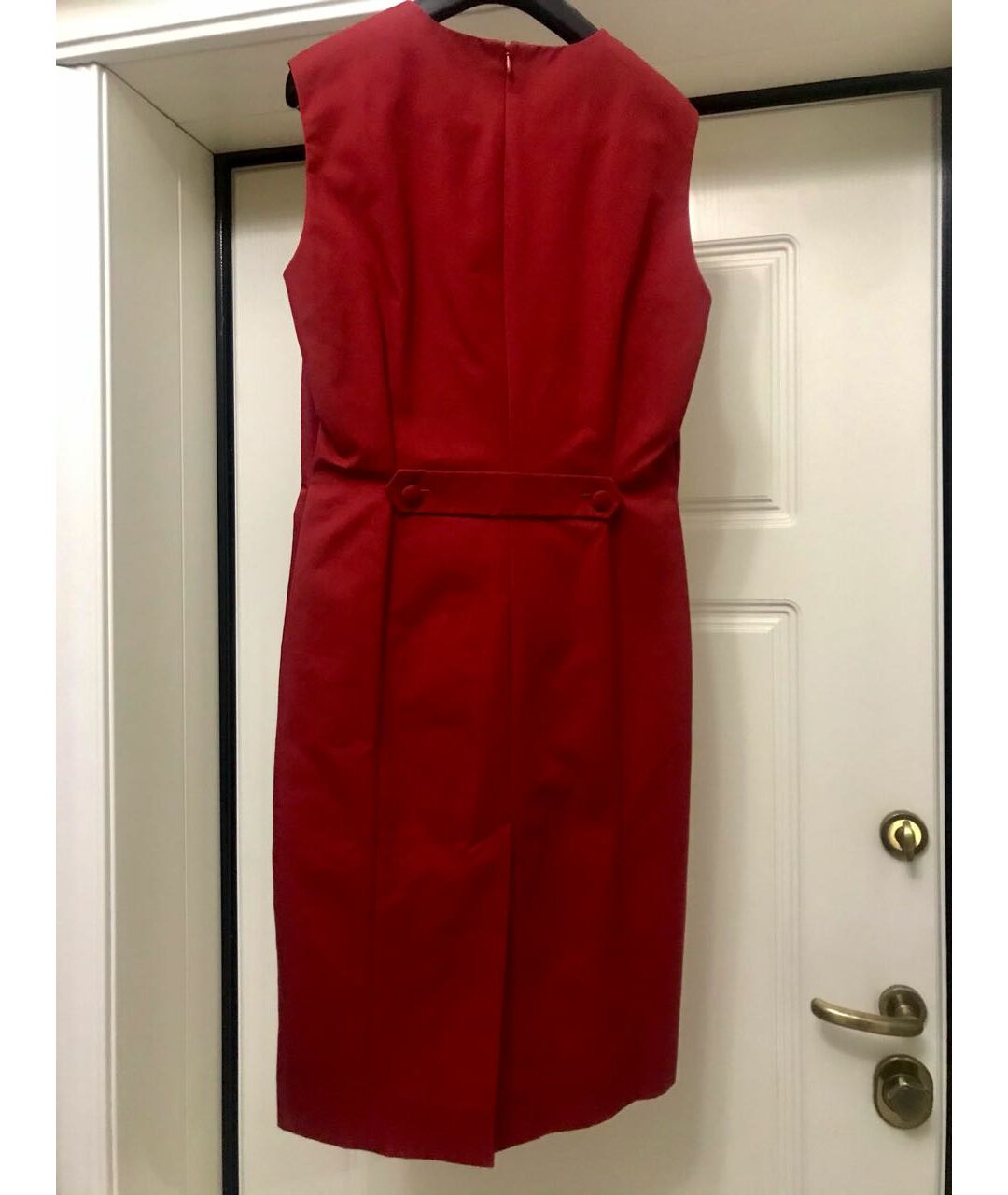 SAINT LAURENT Бордовый хлопковый костюм с юбками, фото 4