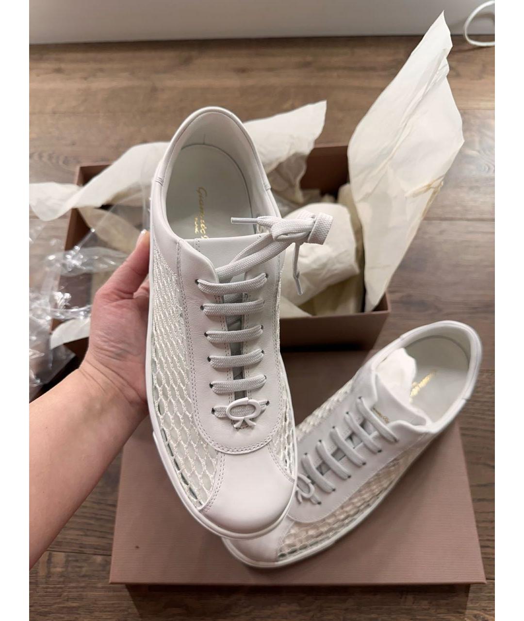 GIANVITO ROSSI Белые кеды, фото 4