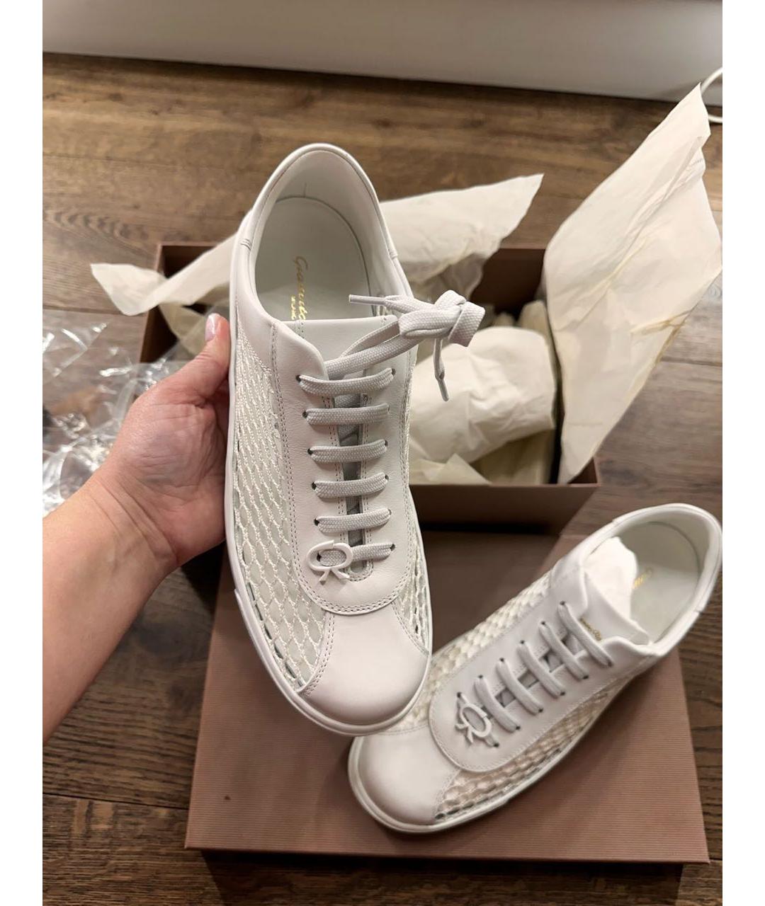 GIANVITO ROSSI Белые кеды, фото 3