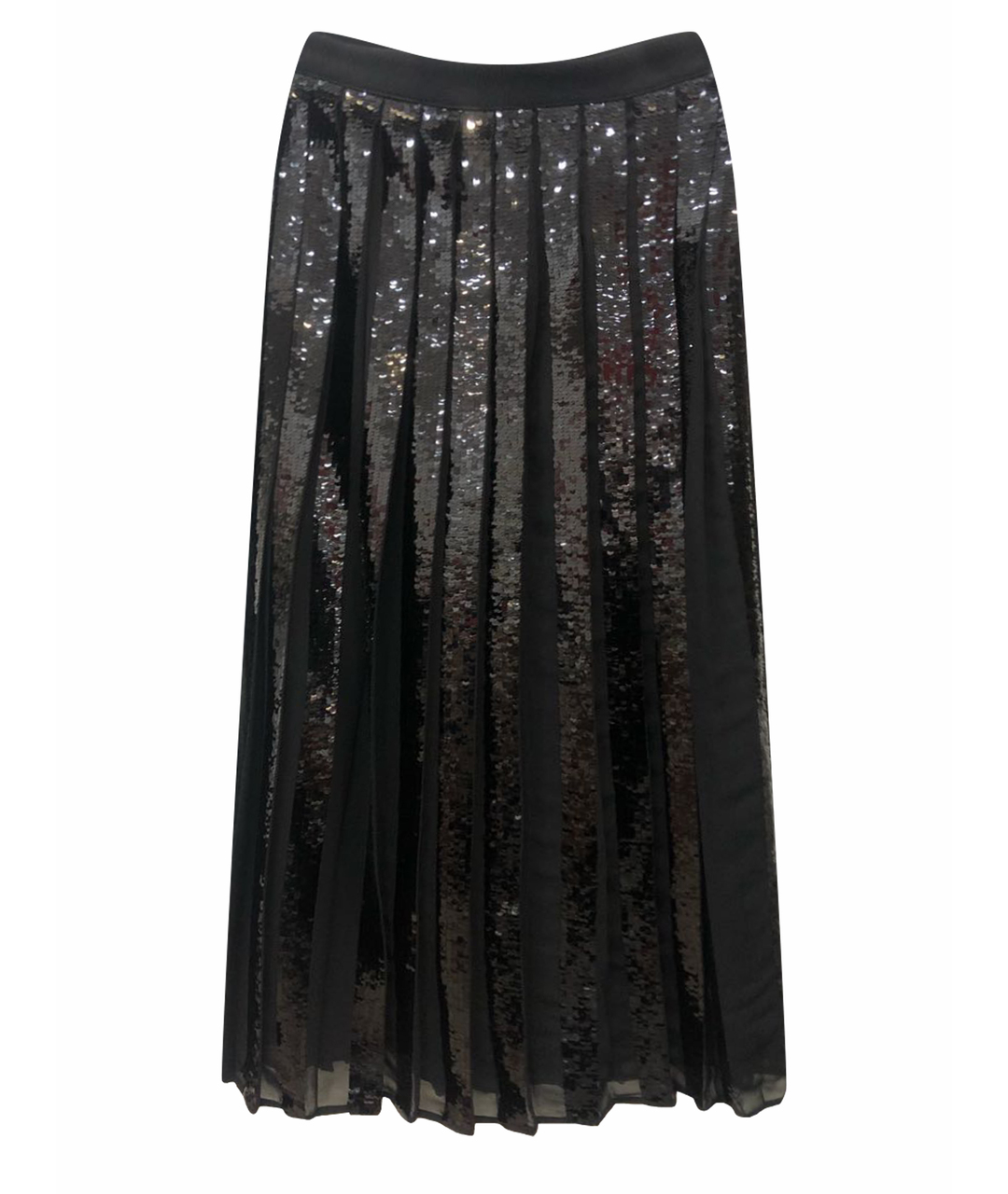 TWIN-SET Черная полиэстеровая юбка макси, фото 1