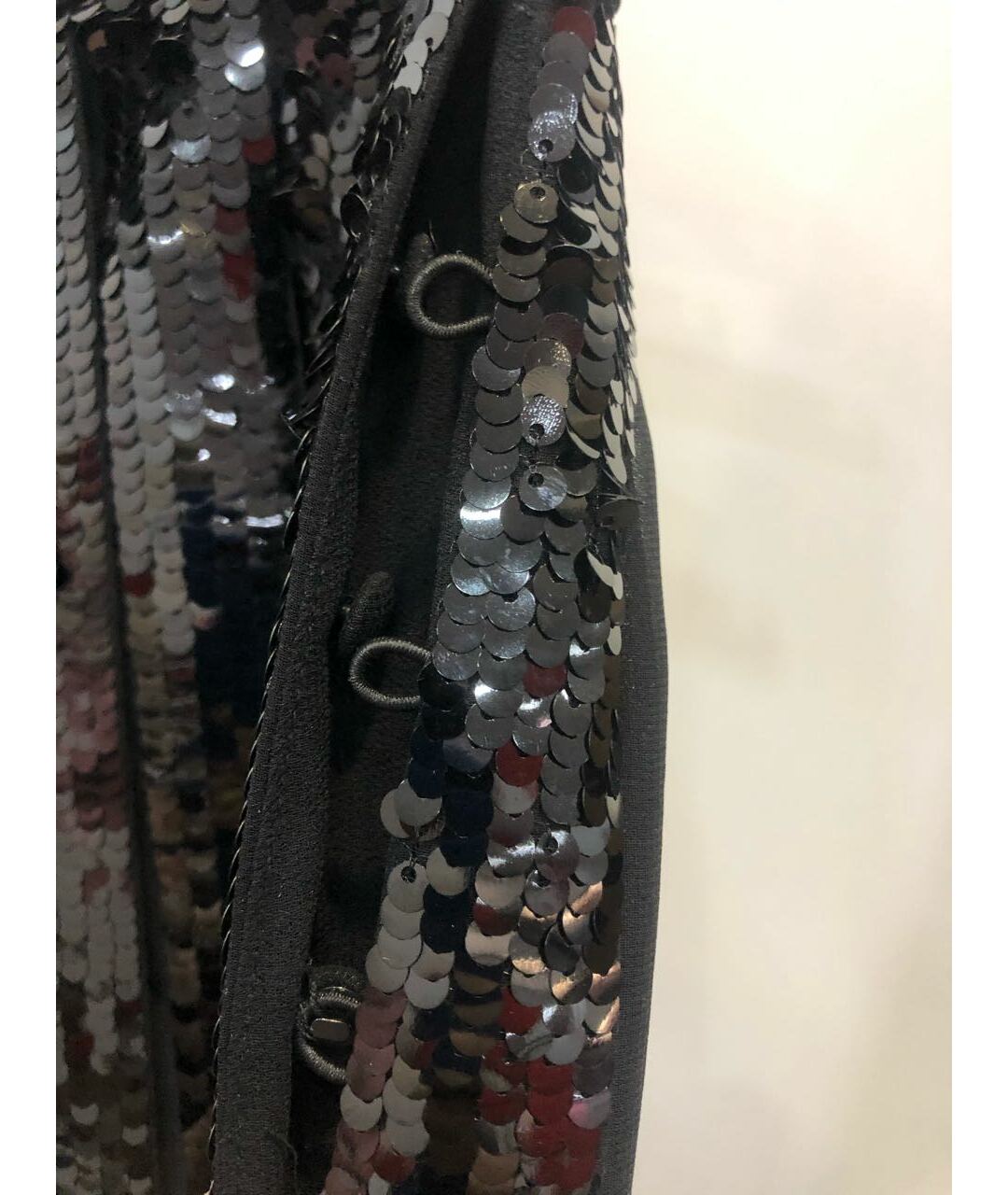 TWIN-SET Черная полиэстеровая юбка макси, фото 3