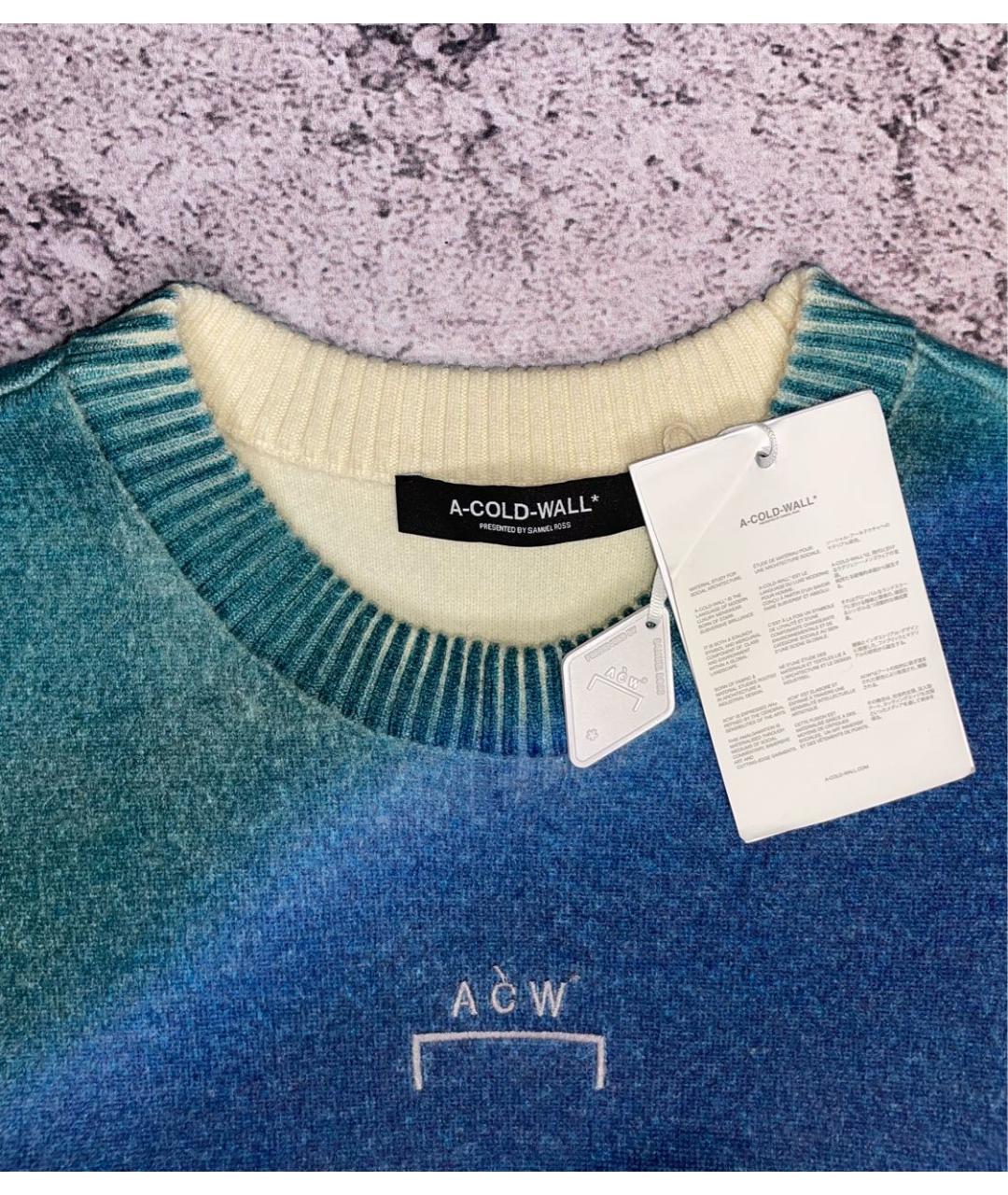 A-COLD-WALL* Синий шерстяной джемпер / свитер, фото 5