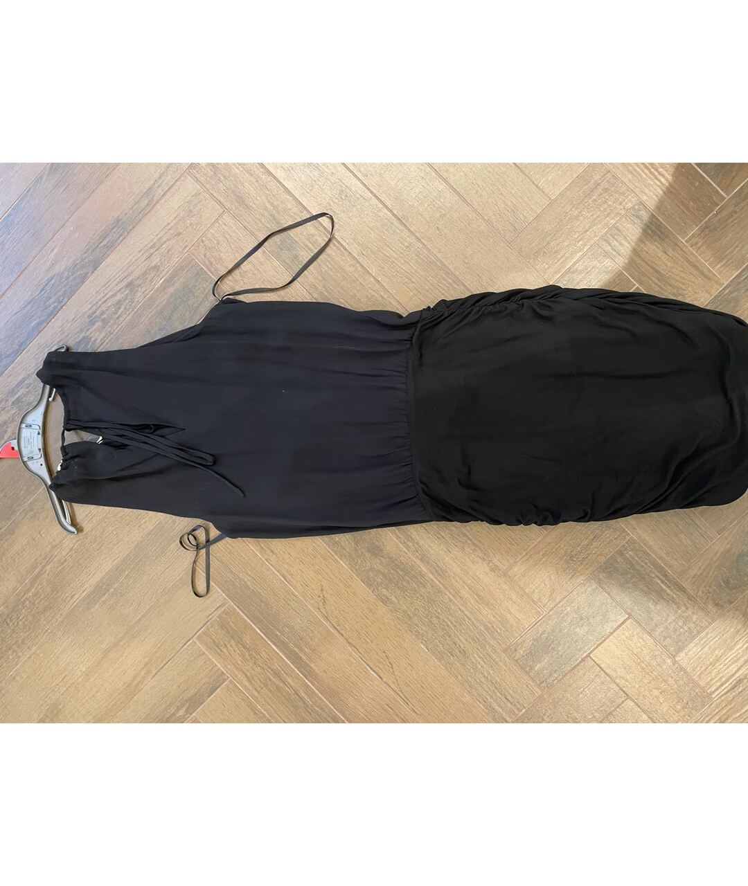 ROBERTO CAVALLI Черное полиэстеровое повседневное платье, фото 2