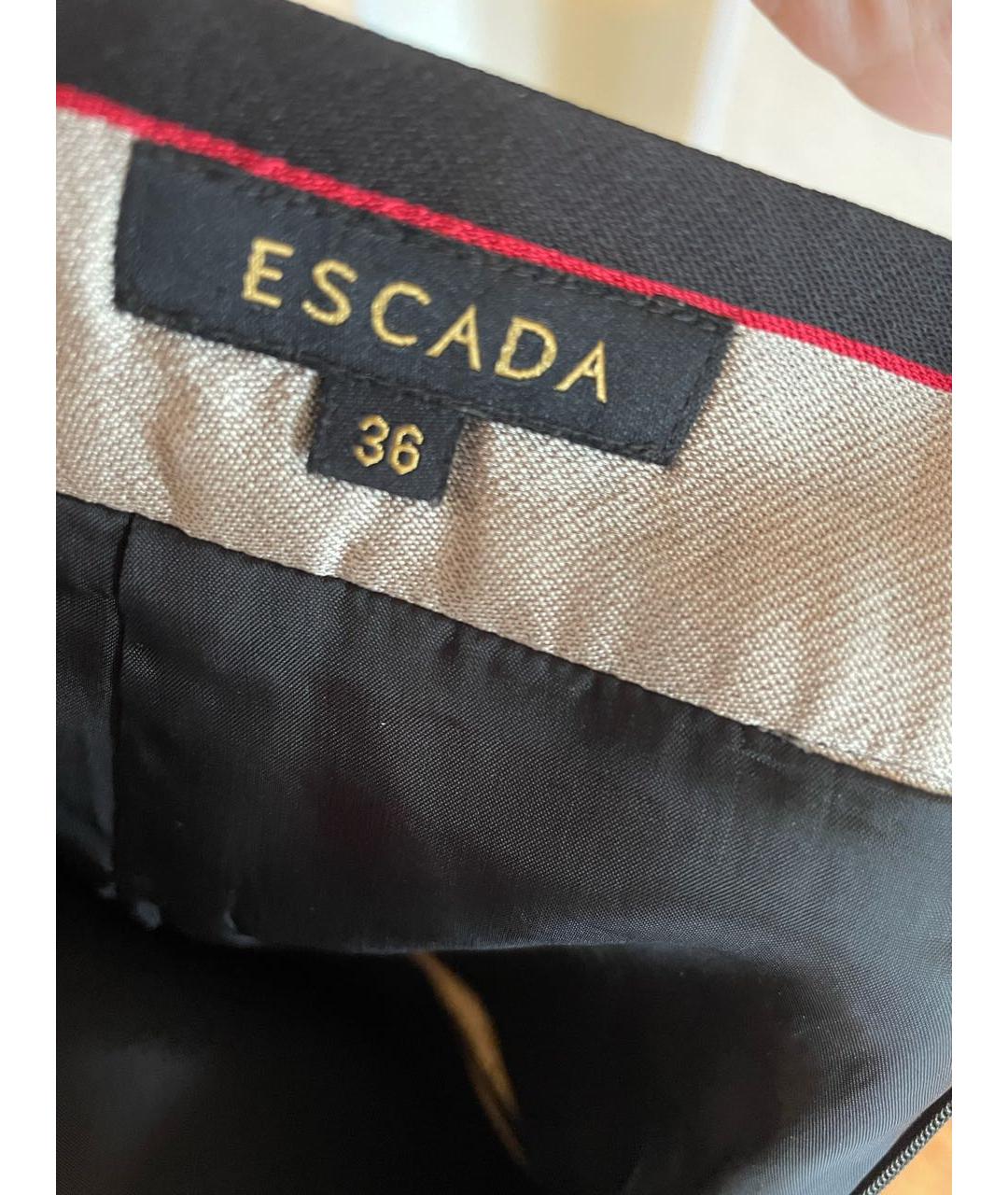 ESCADA Мульти полиэстеровая юбка миди, фото 3