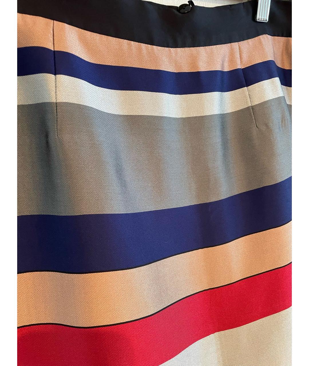 ESCADA Мульти полиэстеровая юбка миди, фото 2