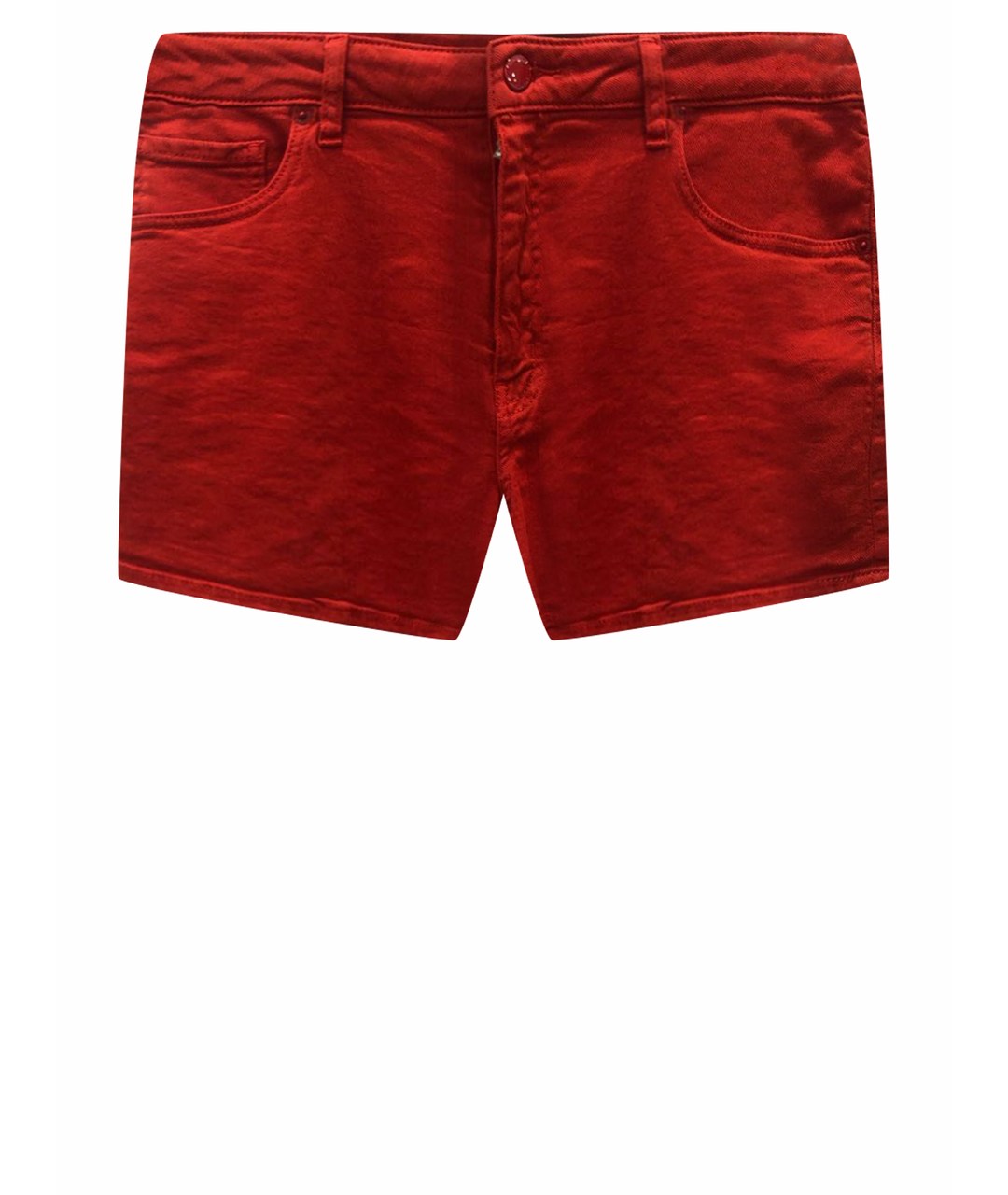 LOVE MOSCHINO Красные хлопковые шорты, фото 1