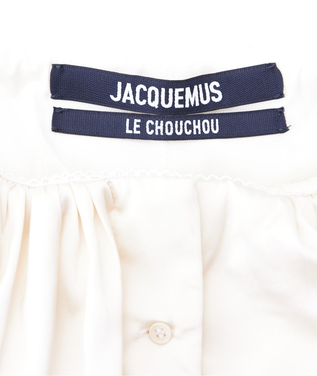 JACQUEMUS Белые шорты, фото 4