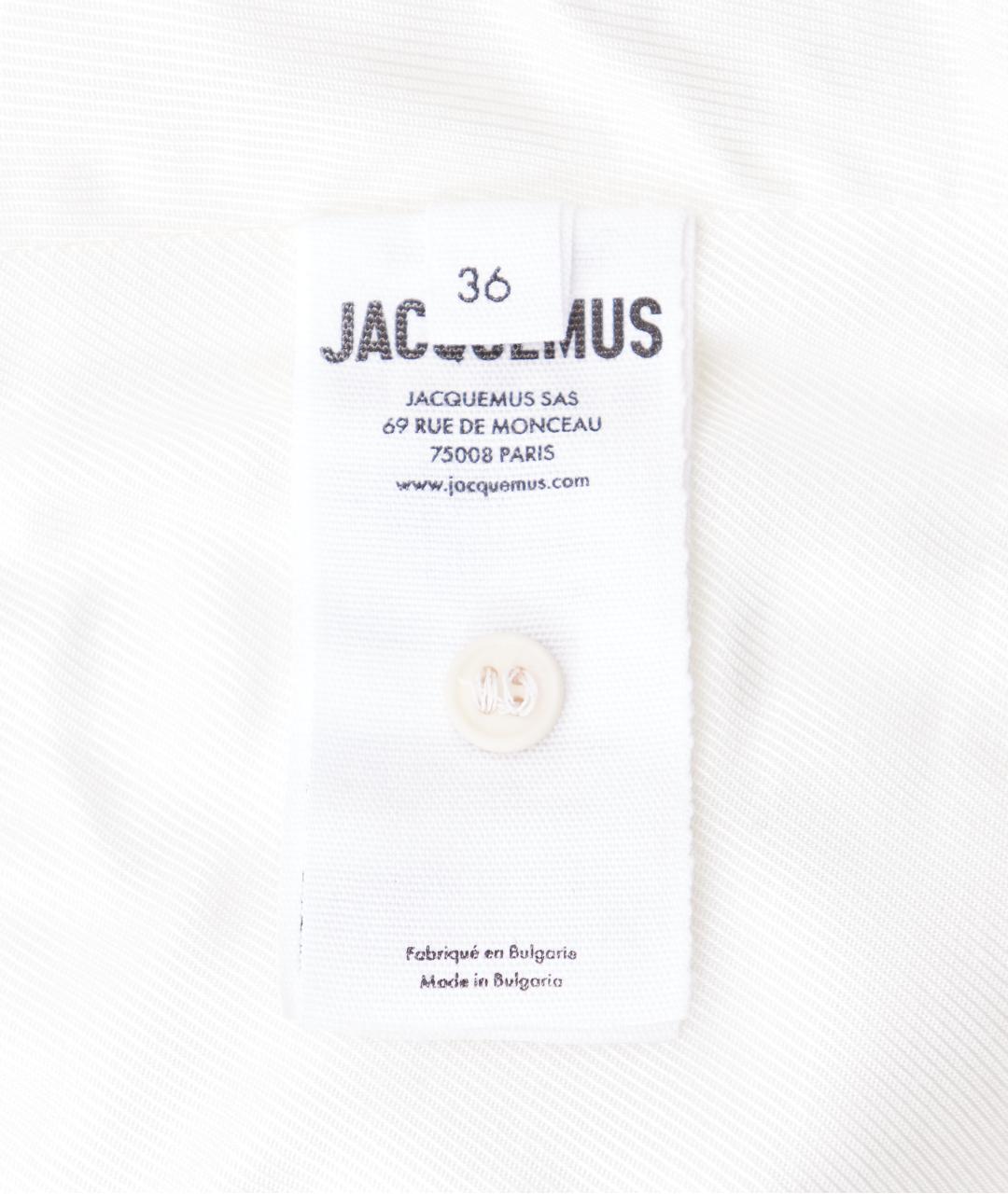 JACQUEMUS Белые шорты, фото 5